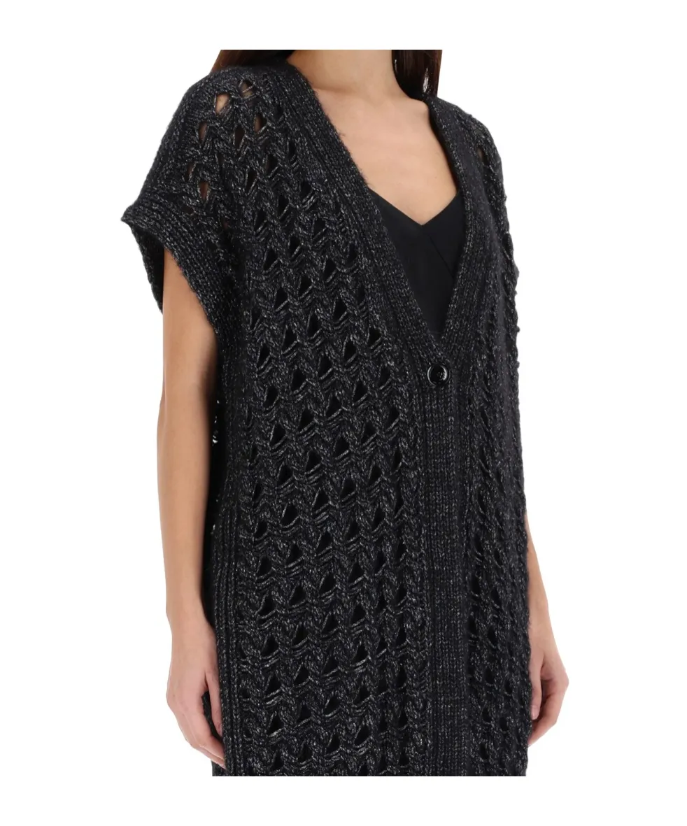 Herno Sleeveless Knitted Cardigan