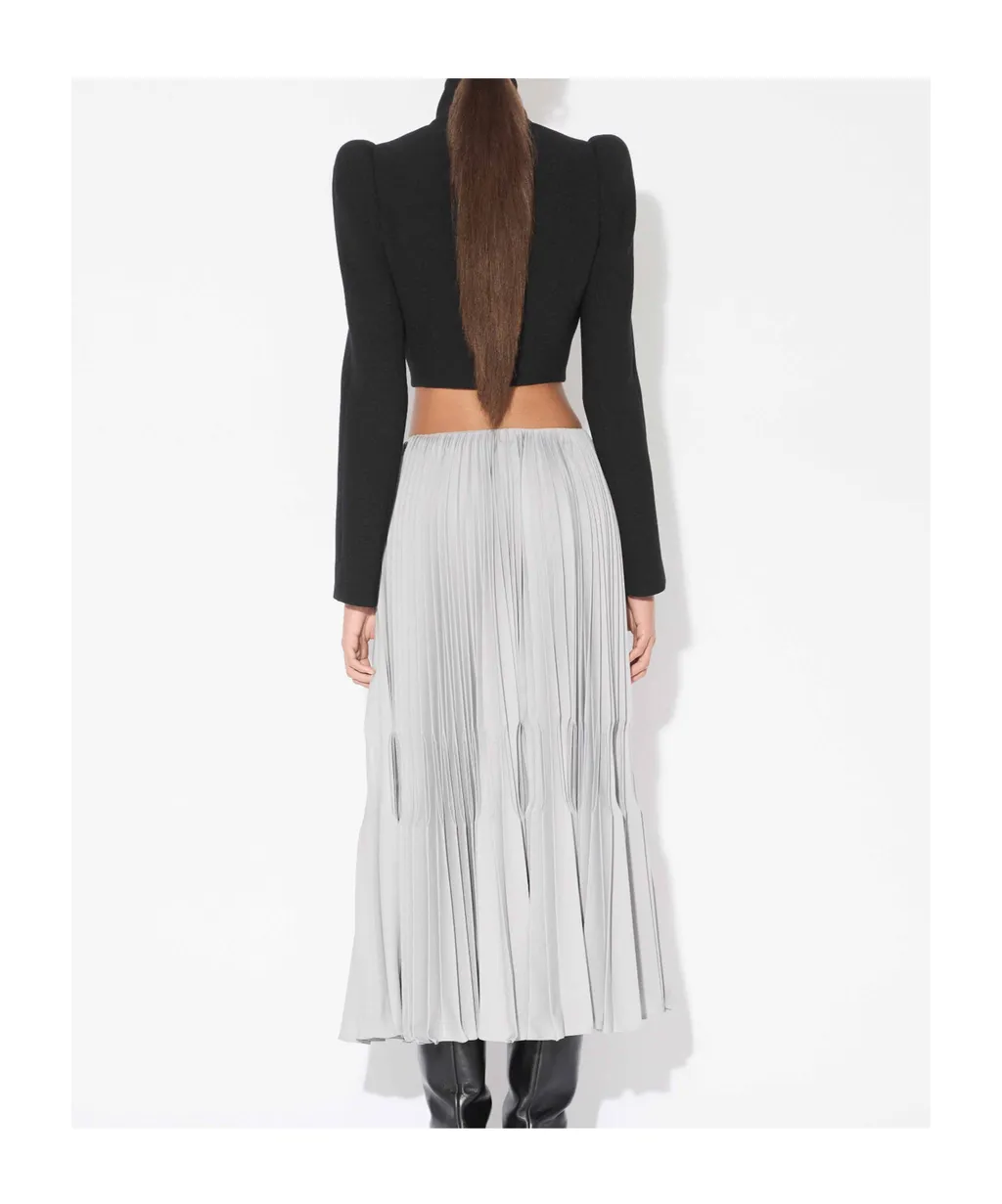 Wool High Neck Jacket