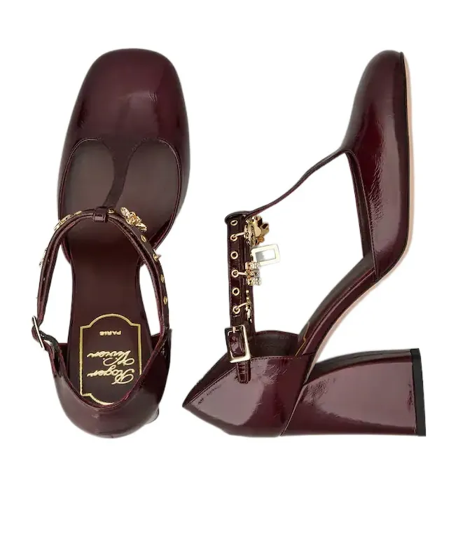 Tres Vivier Mary Jane Pumps