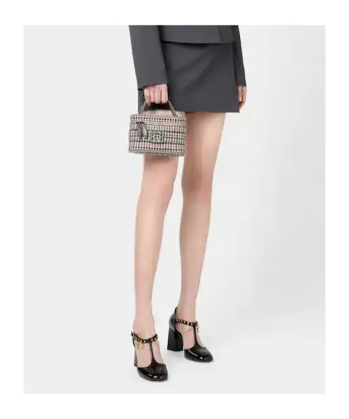 85Mm Leather Heeled Pumps