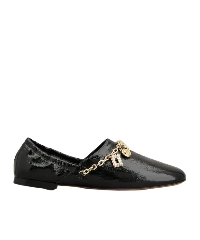 Slippers In Patent Leather