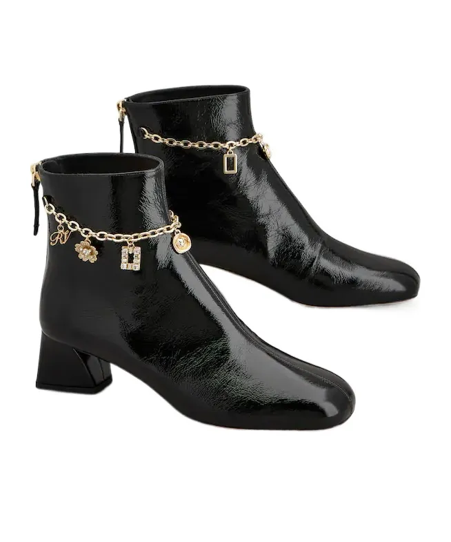 Tres Vivier Ankle Boots