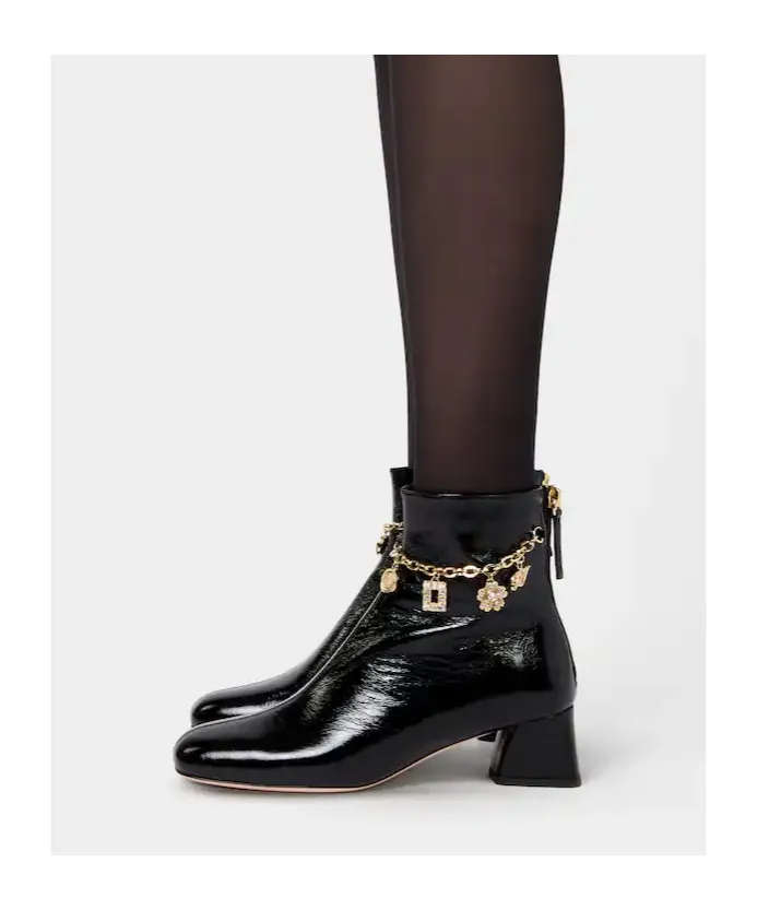 Tres Vivier Ankle Boots
