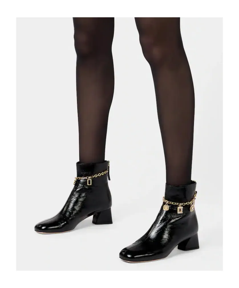 Tres Vivier Ankle Boots
