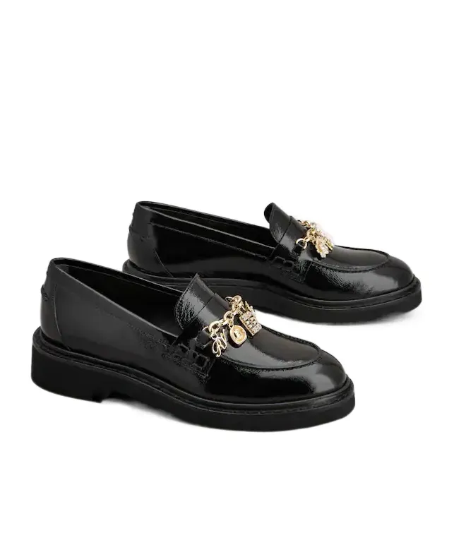 Viv' Rangers Chain-Embellished Loafers