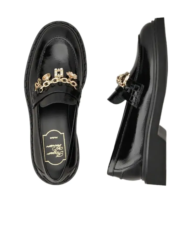 Viv' Rangers Chain-Embellished Loafers