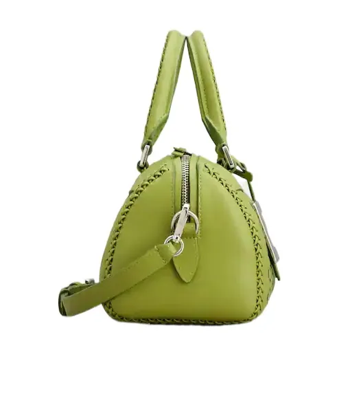 Belle Vivier Bag In Braided Leather