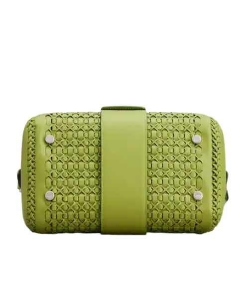 Belle Vivier Bag In Braided Leather