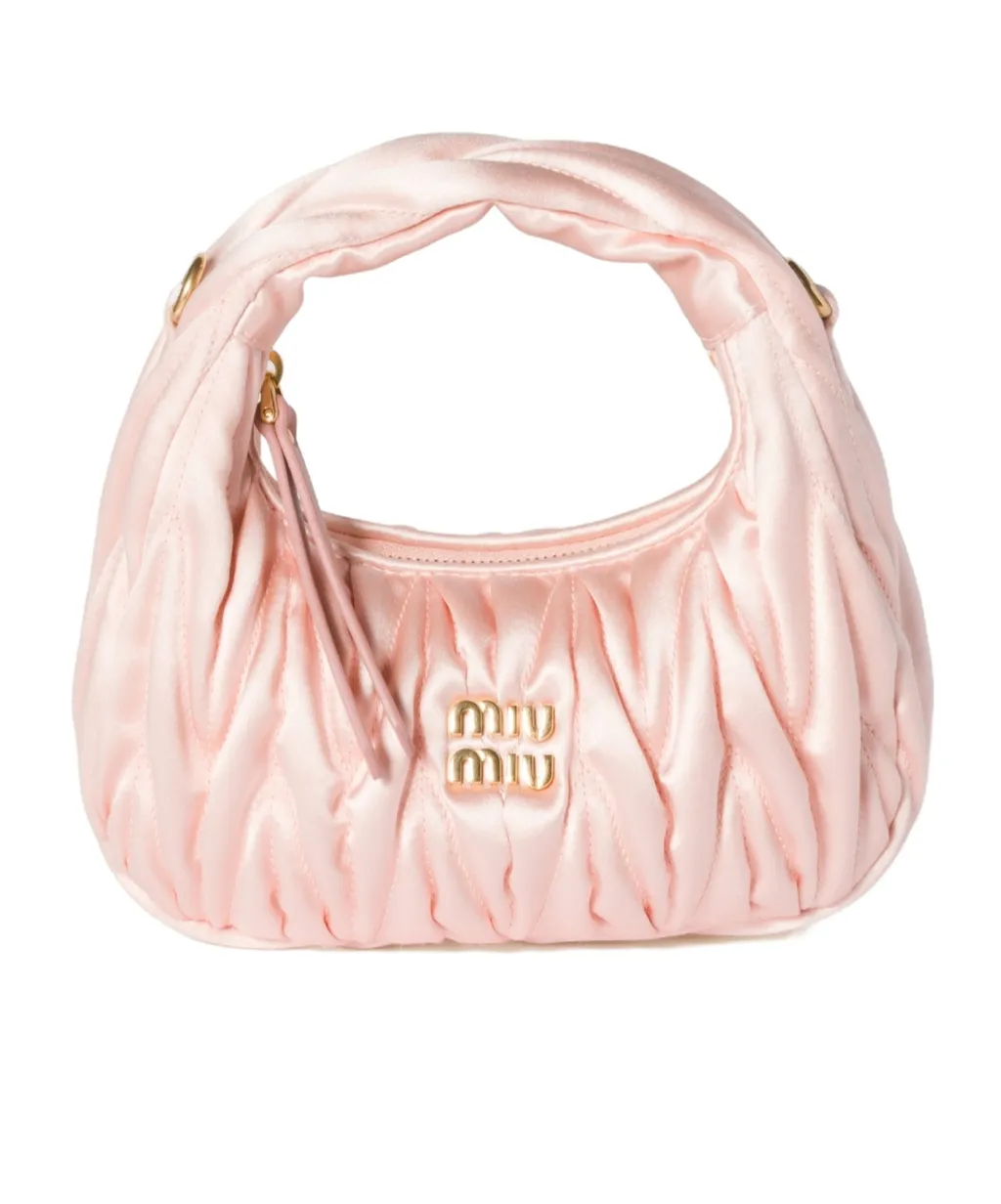 Wander Matelassé Satin Mini-Bag