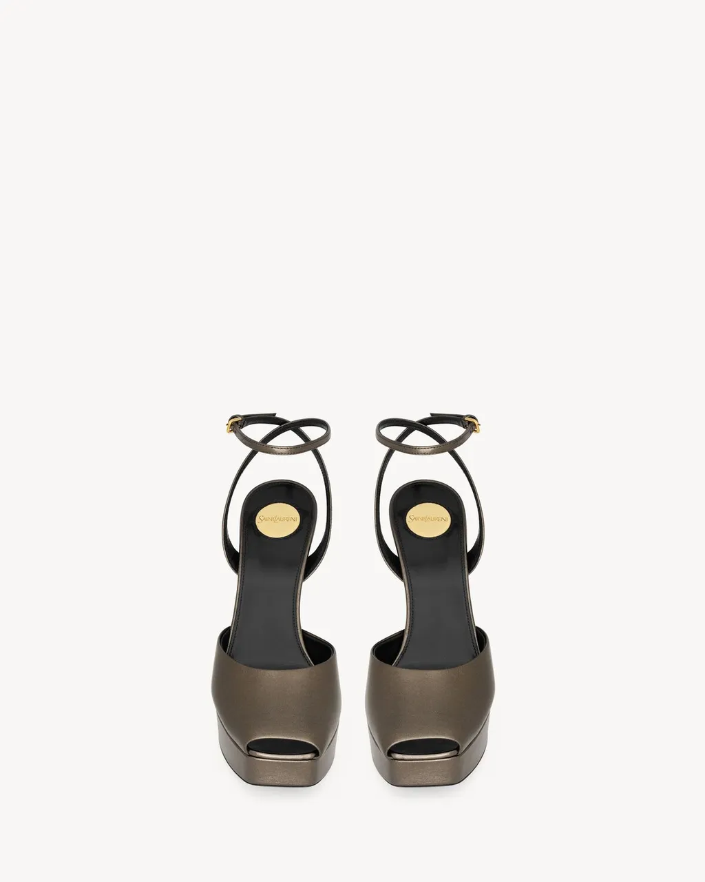 La Scandale Platform Sandals In Smooth Leather