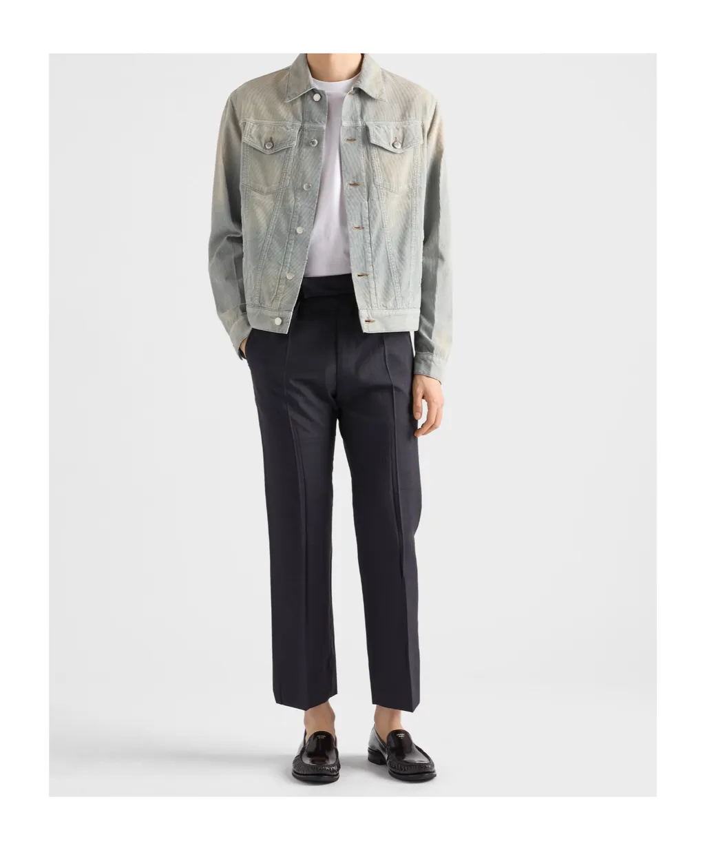 Corduroy Blouson Jacket
