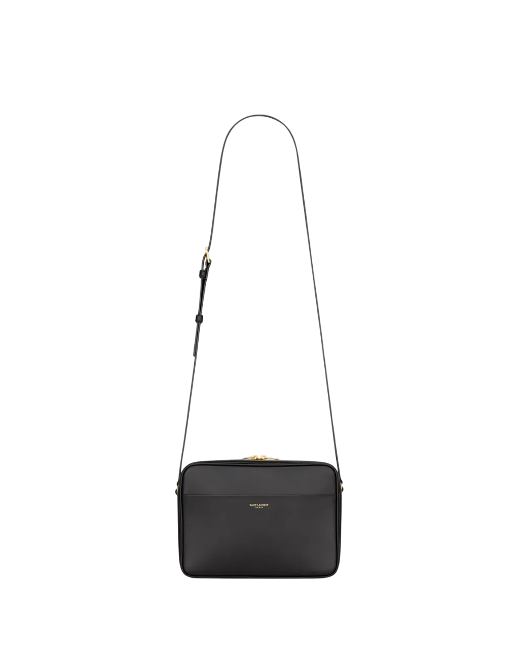Saint Laurent Logo Stamp Zip-Up Camera Bag