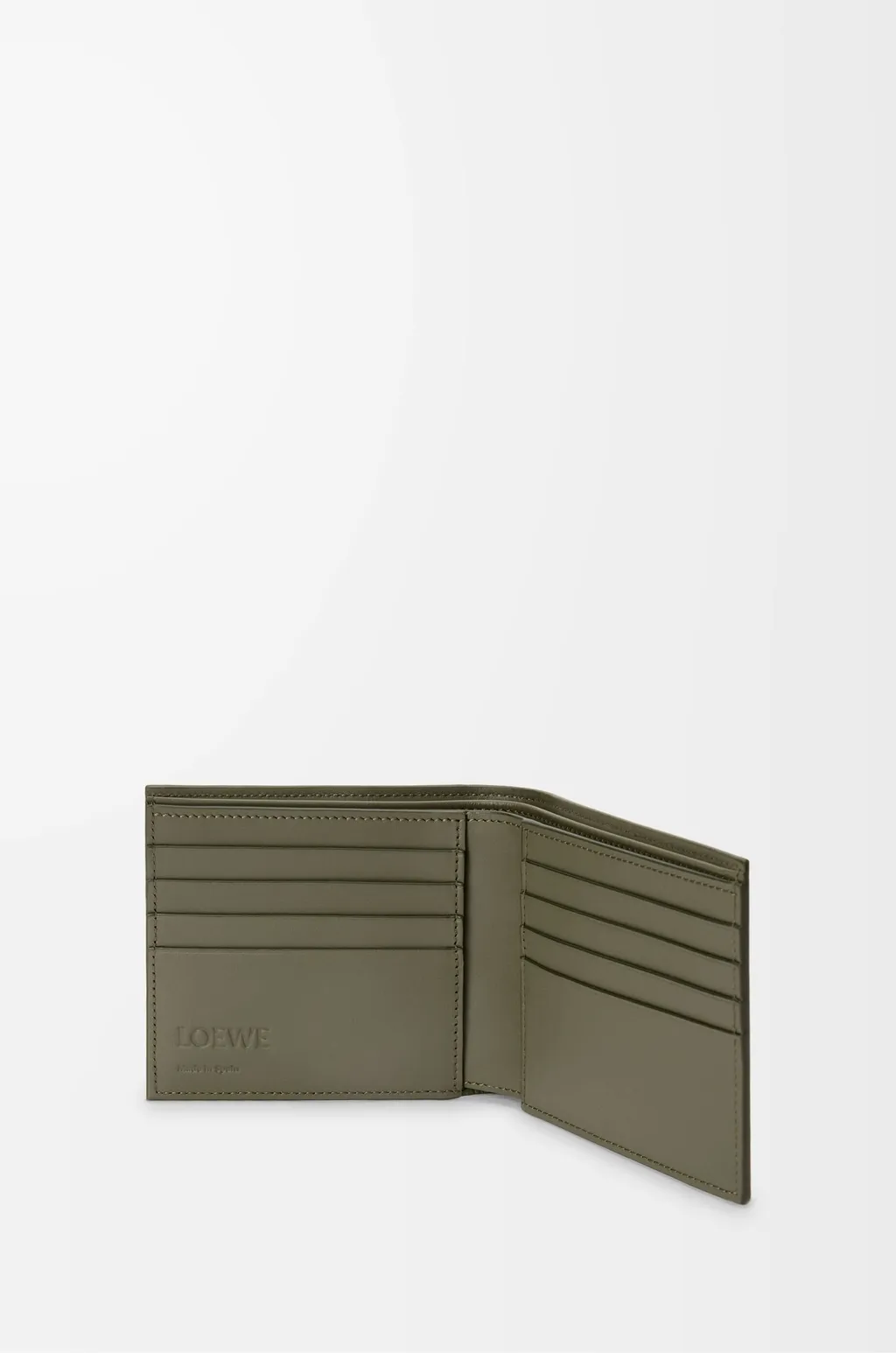 Bifold Wallet In Soft Grained Calfskin