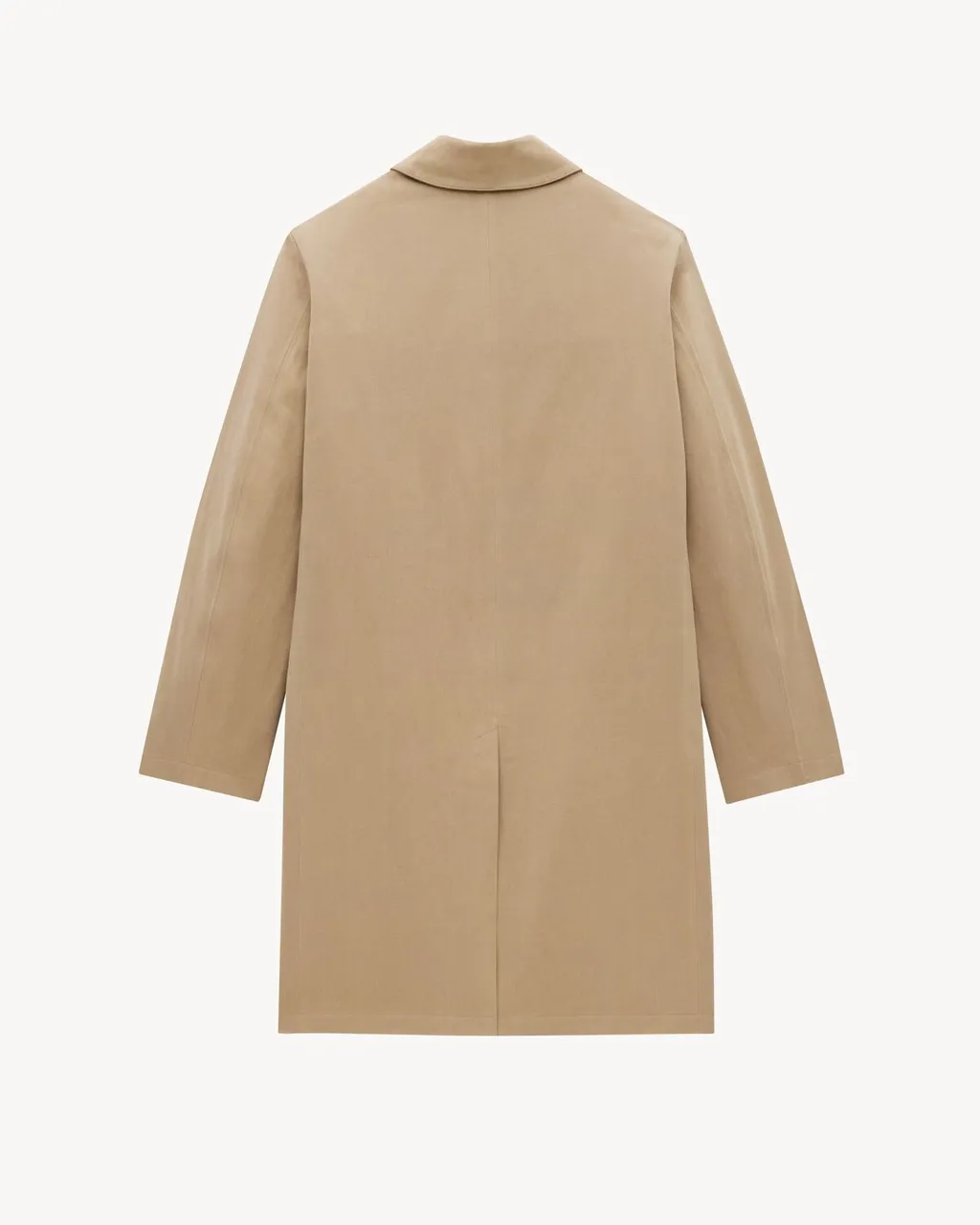 Saint Laurent Gabardine Knee-Length Coat