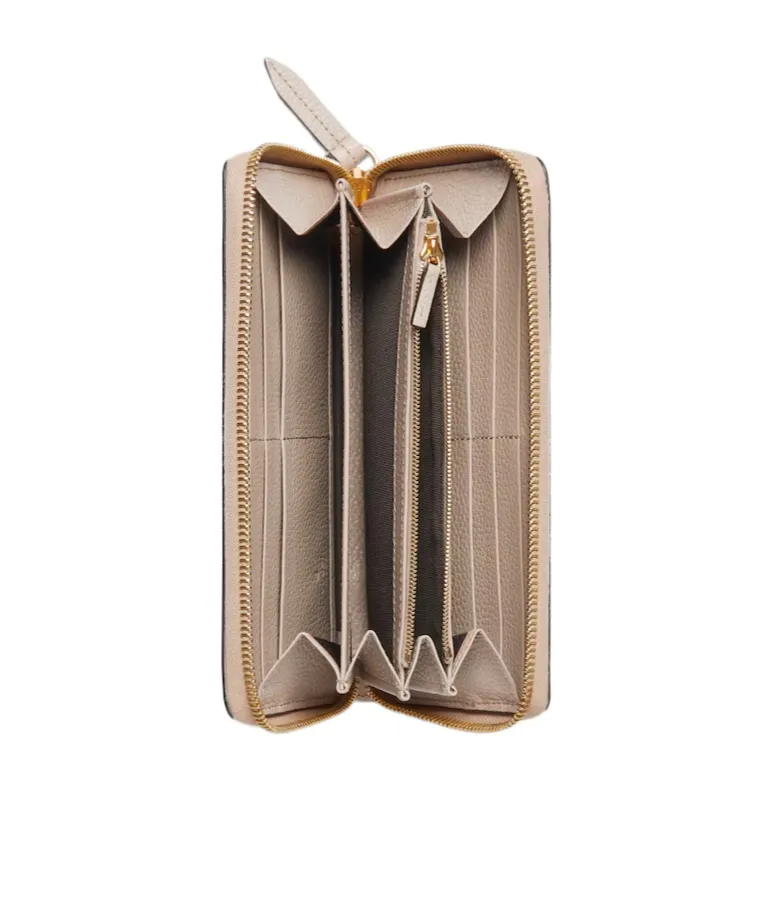 Bi-Color Gg Marmont Zip Around Wallet