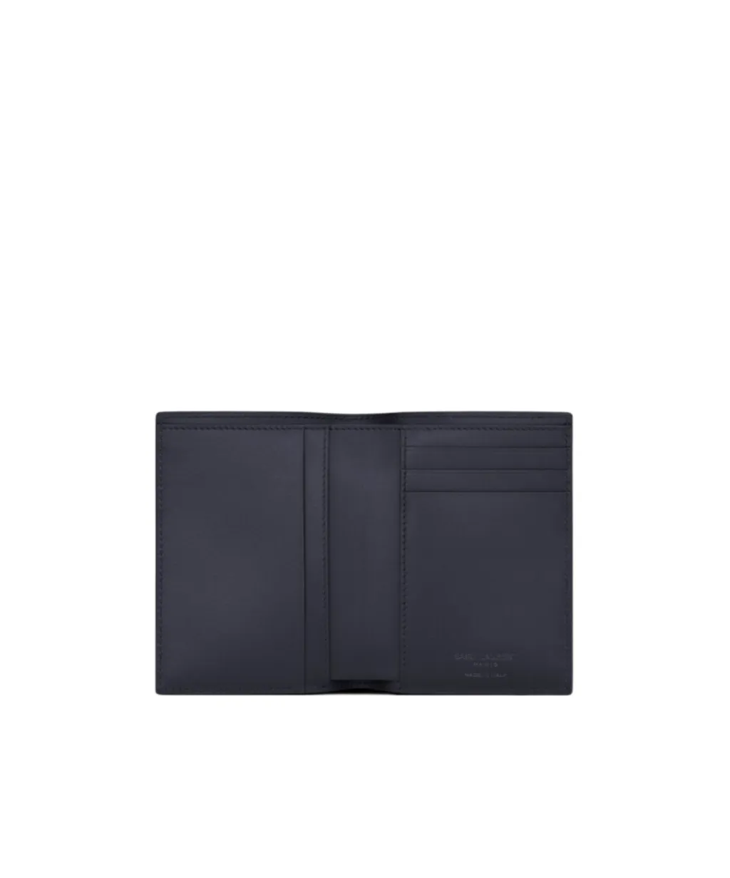 Saint Laurent Paris Credit Card Wallet In Smooth Leather