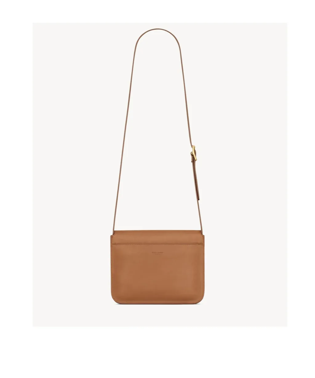 Saint Laurent Small Satchel In Leather