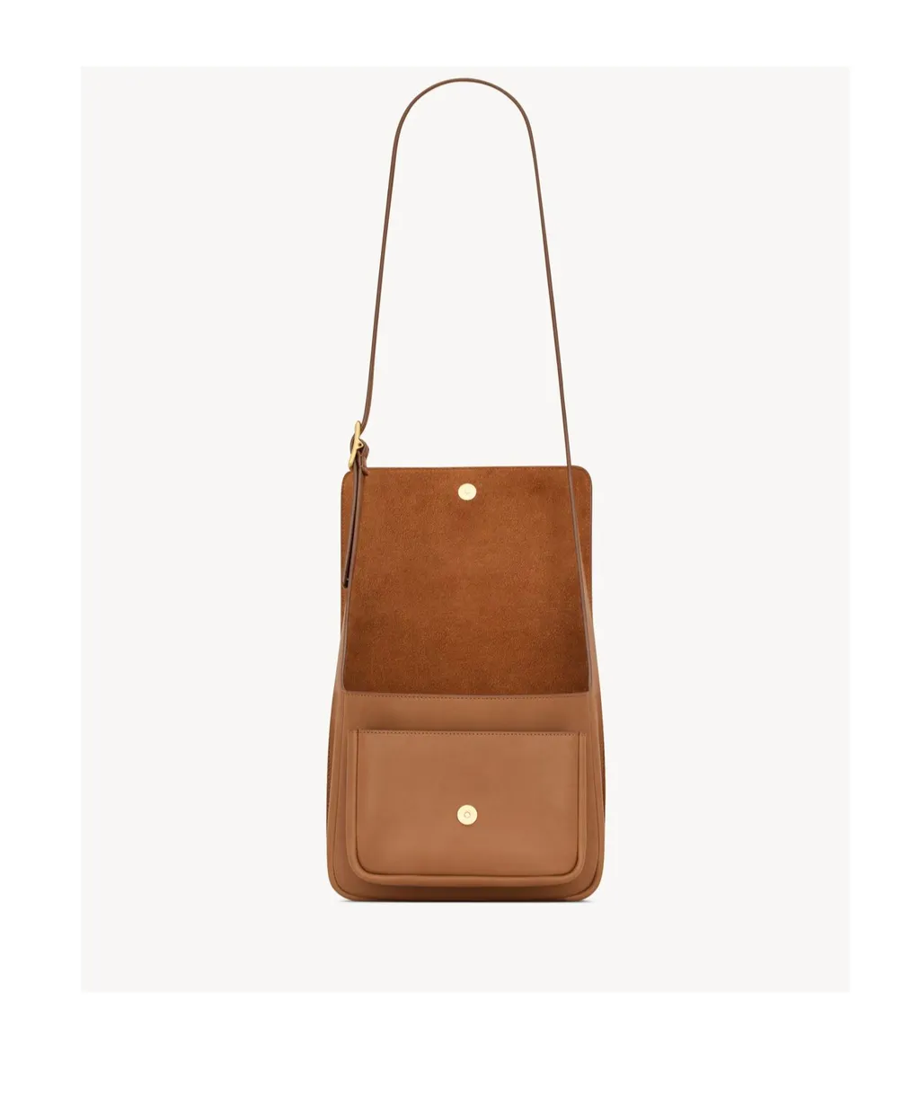 Saint Laurent Small Satchel In Leather