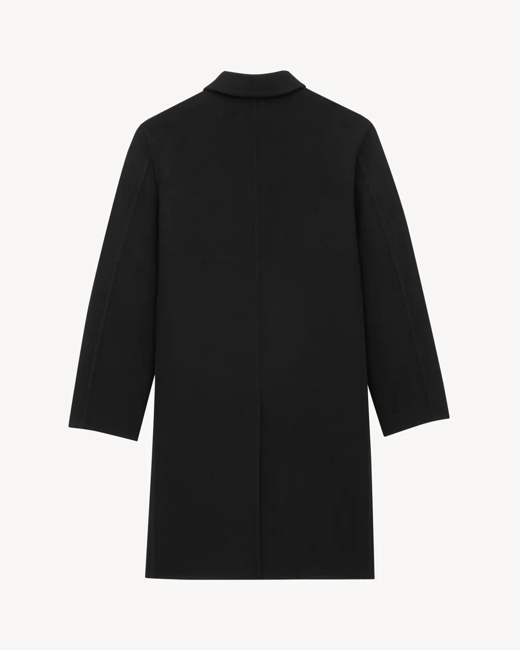 Saint Laurent Button Detailed Knee-Length Coat