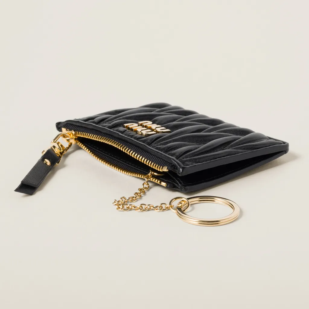 Matelassé Nappa Leather Card Holder