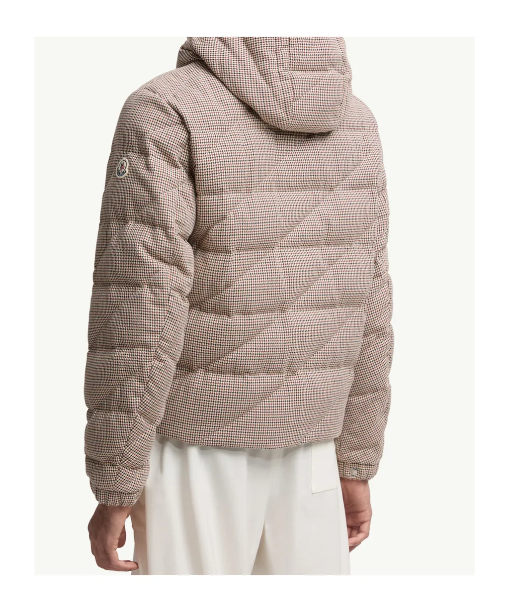 Psyllos Wool Blend Hooded Short Down Jacket