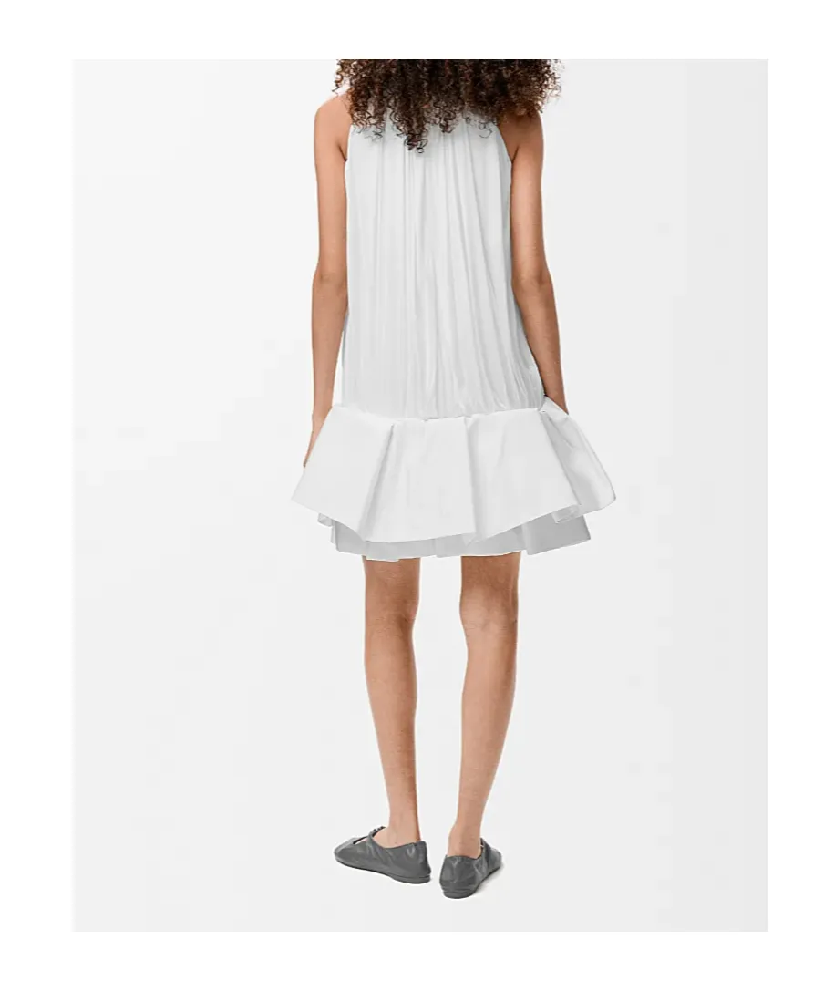Flamenco Pleated Ruffled Mini Dress