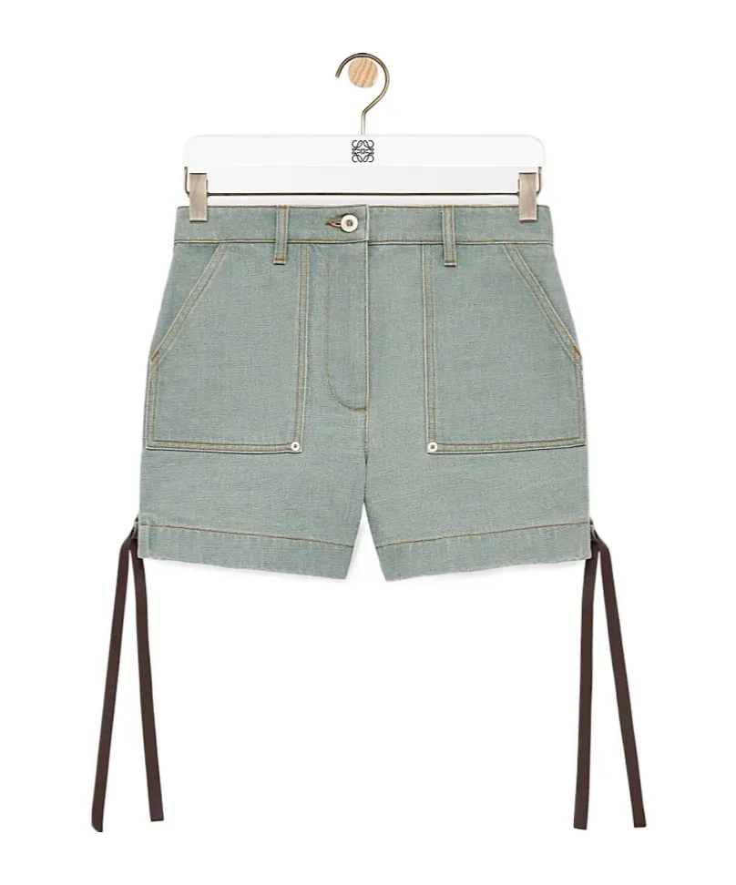 Side-Tie Pocket Shorts
