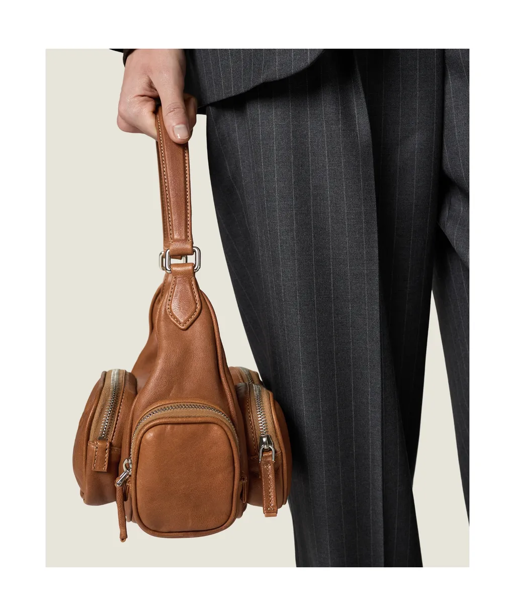 Pocket Nappa Leather Bag