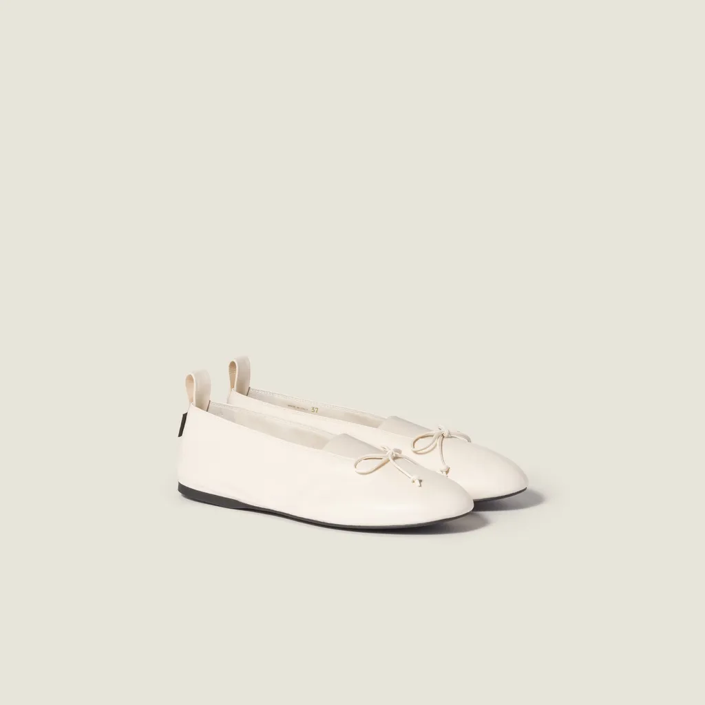 ÉLan Nappa Leather Ballerinas