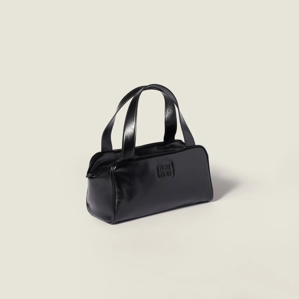 Miu Miu Logo-Detailed Zipped Top Handle Bag