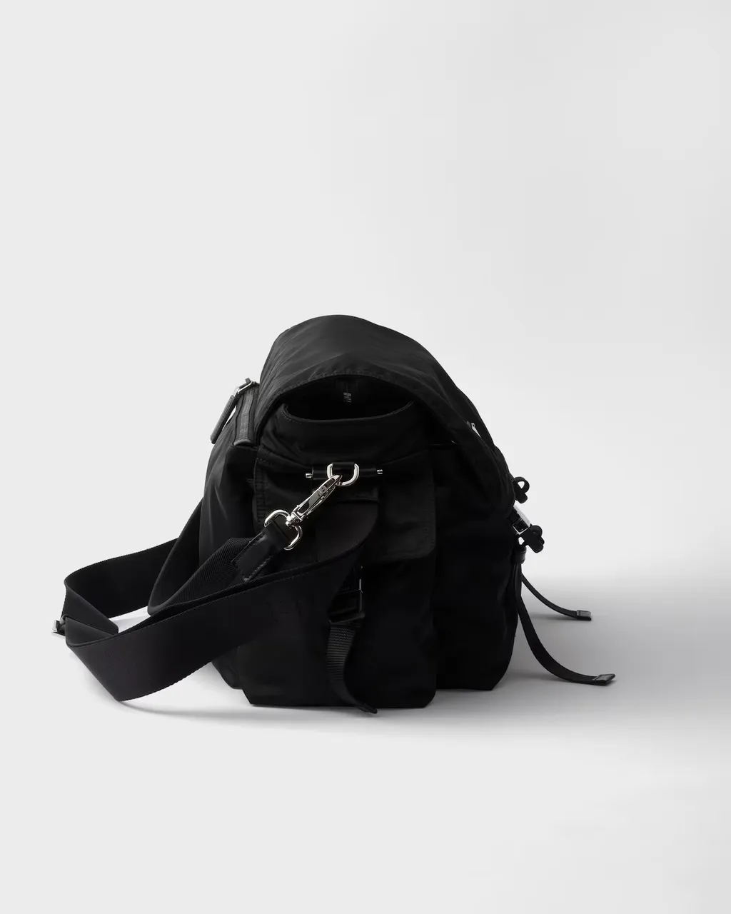 Prada Explore Re-Nylon And Leather Bag