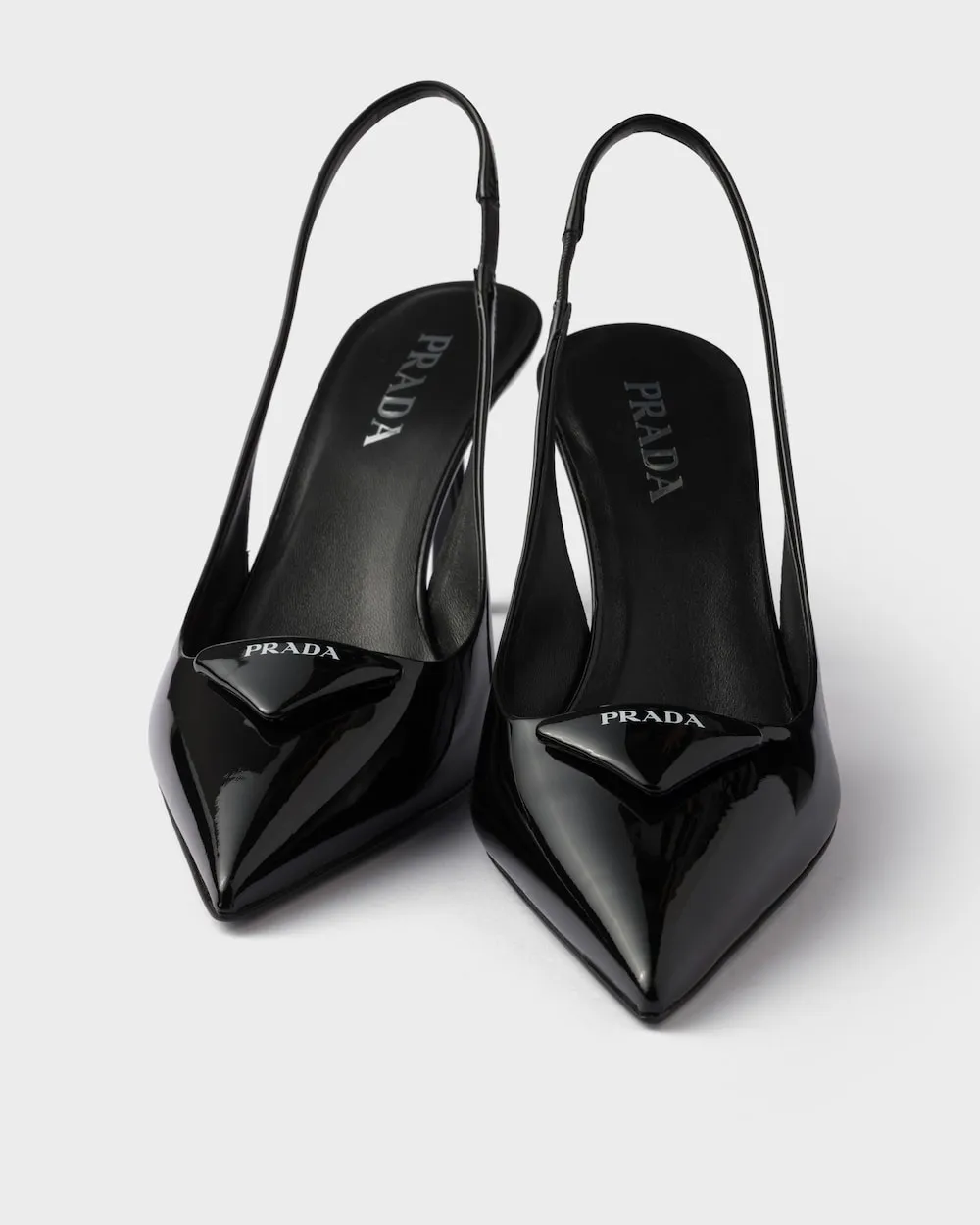 Patent Leather Slingback Pumps