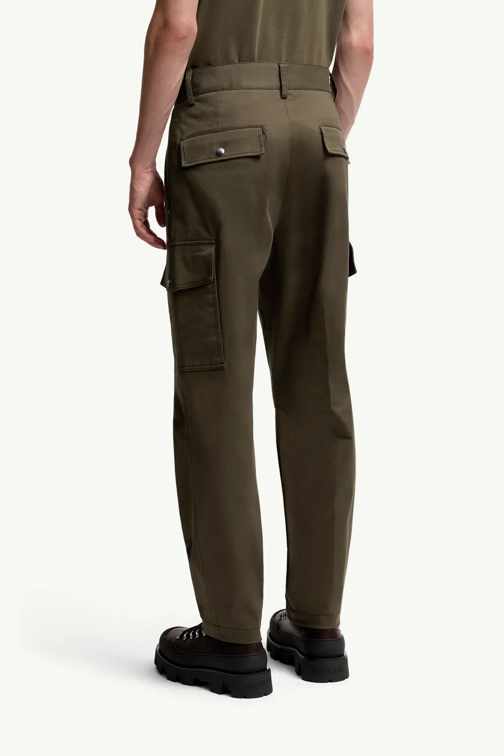 Cotton Gabardine Cargo Pants