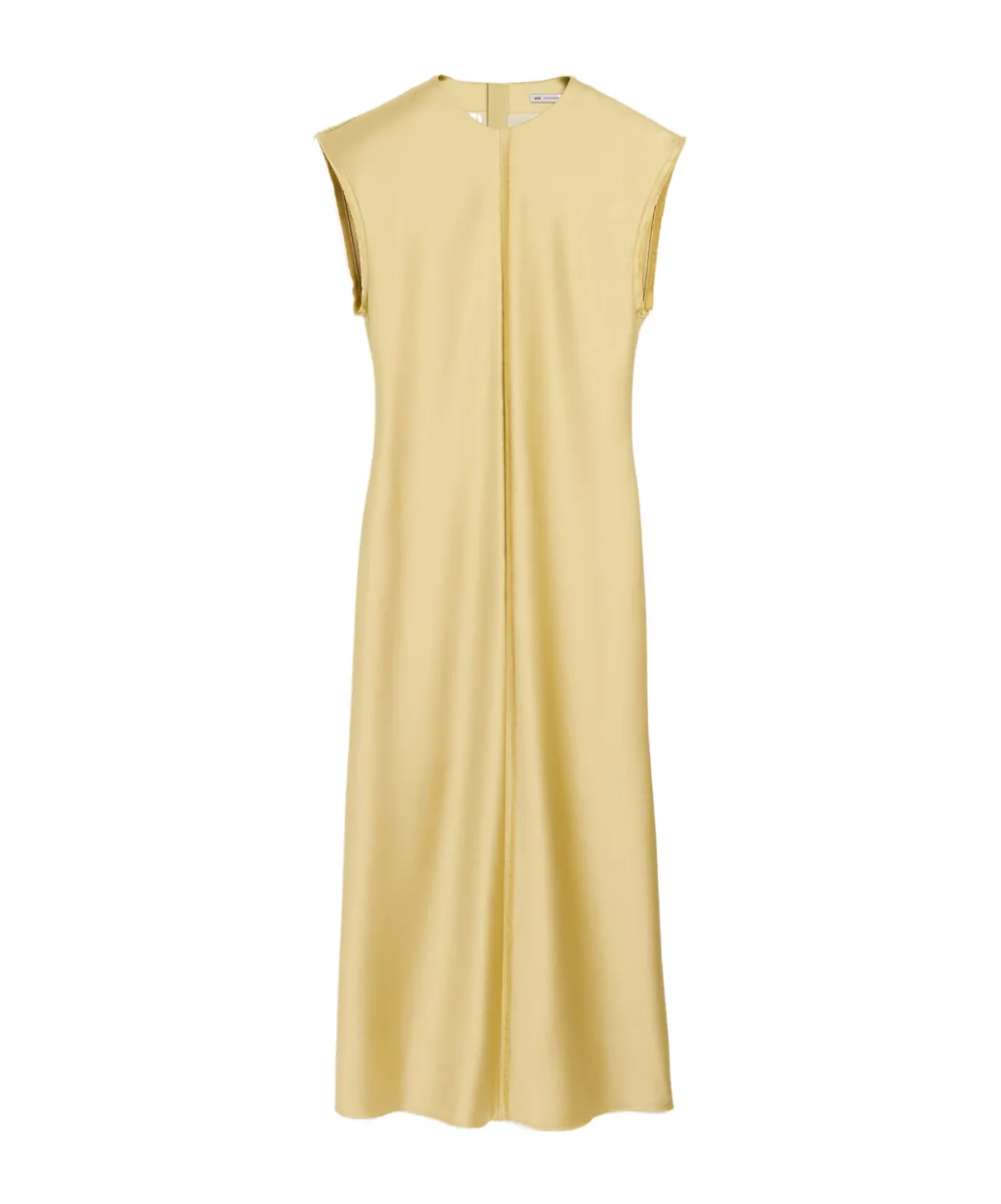 Ami Paris Raw Edge Detailed Midi Dress