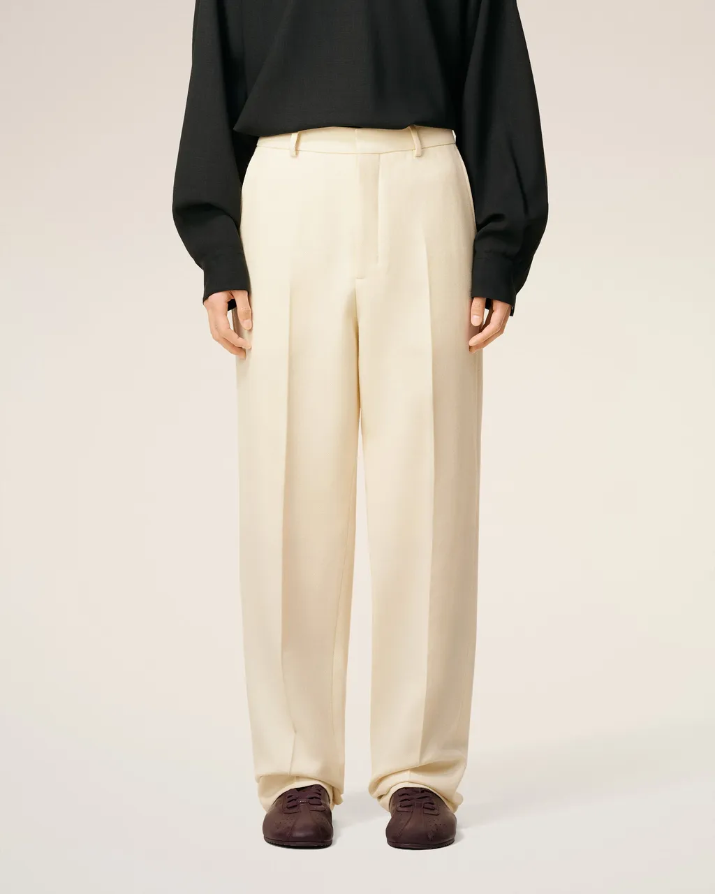 Wool Gabardine Trousers