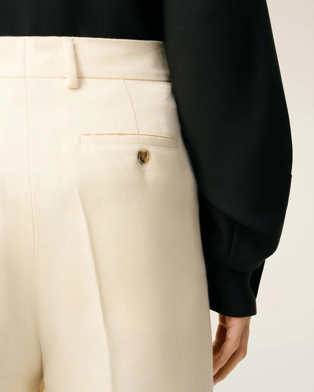 Wool Gabardine Trousers