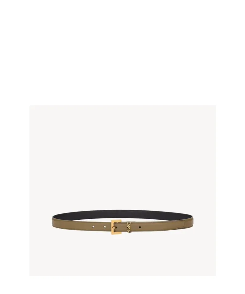 Saint Laurent Cassandre Thin Belt