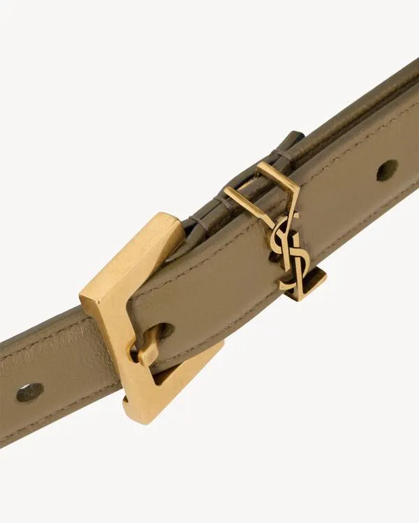 Saint Laurent Cassandre Thin Belt