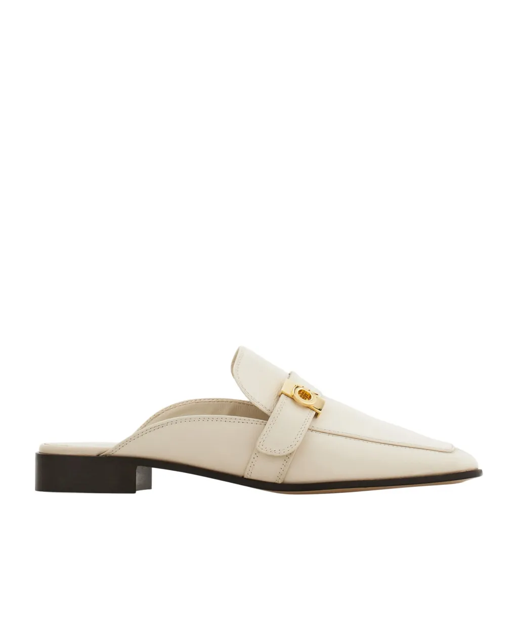 Hug Buckle Loafer Mule