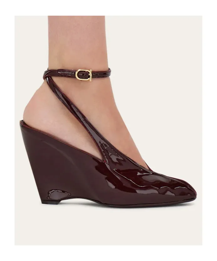 Wedge-Heeled Platform Sandals