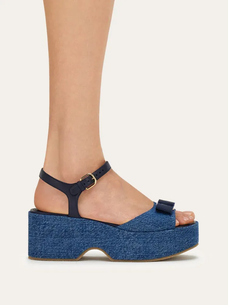 Iconic Bow Platform Sandal