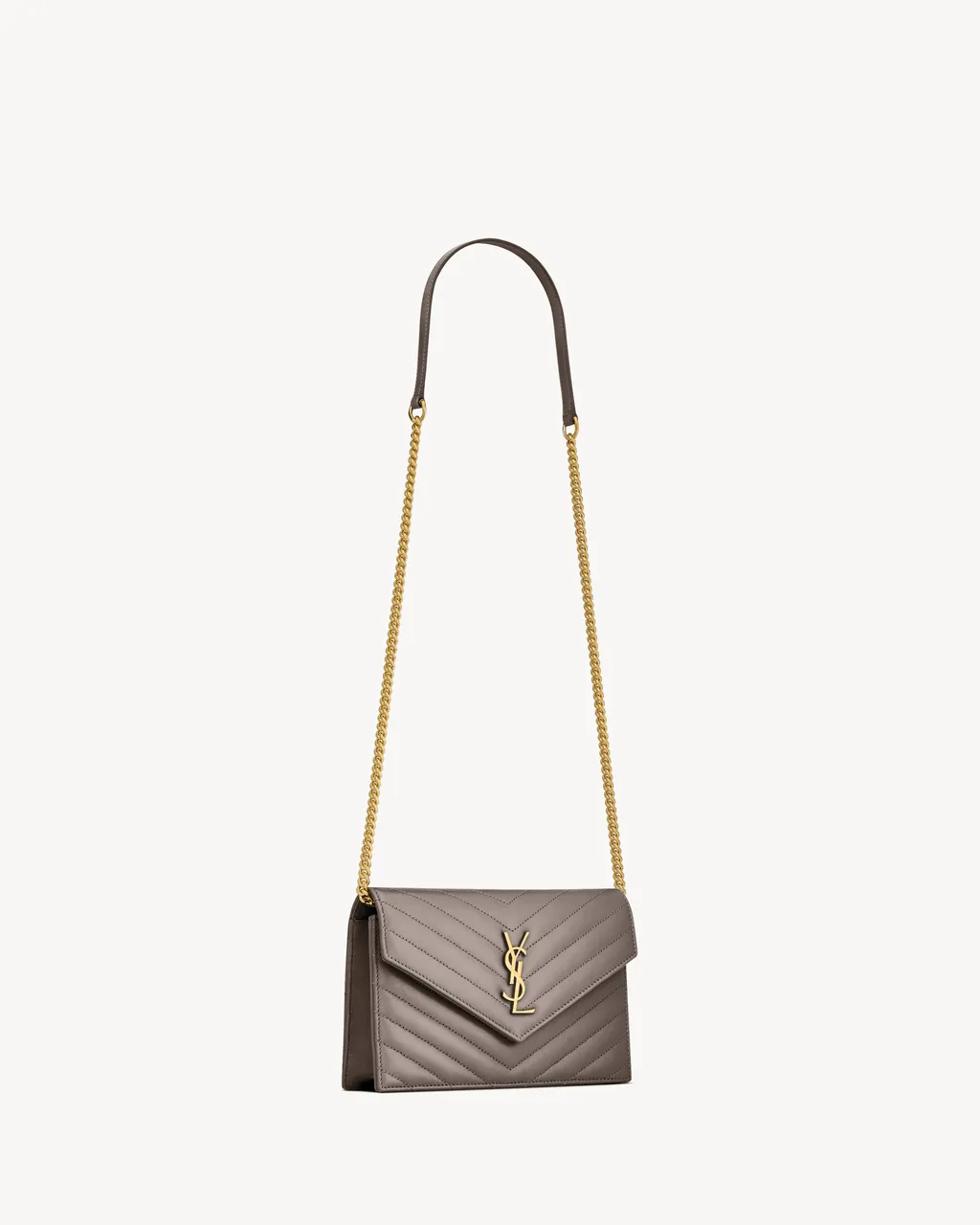 Saint Laurent Cassandre Envelope Chain Wallet