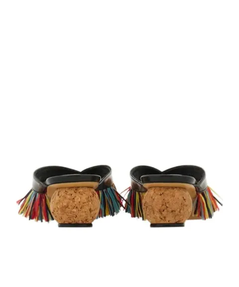 Fringed Thong Sandal