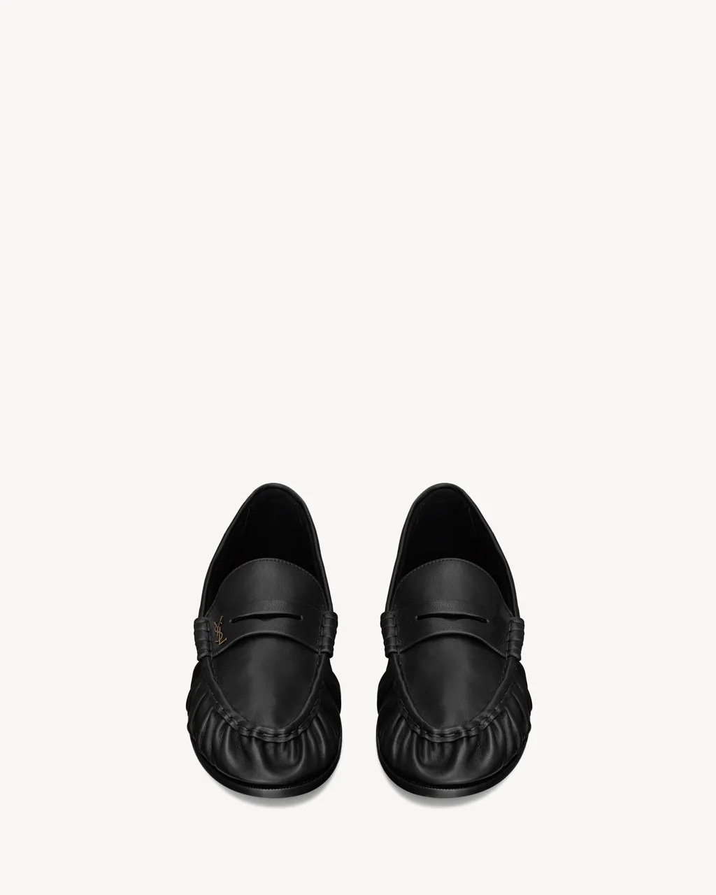 Saint Laurent Le Loafer Logo Plaque Slip-On Loafers