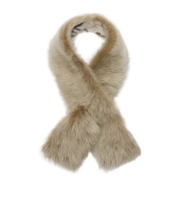 Reversible Shearling Scarf