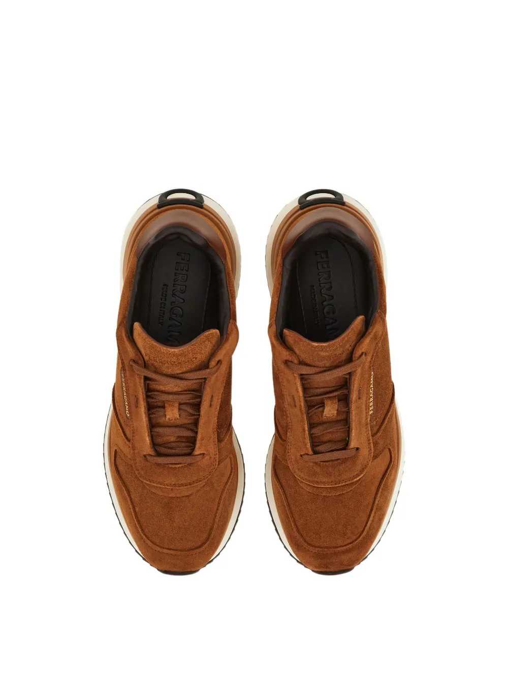 Logo-Detail Suede Sneakers