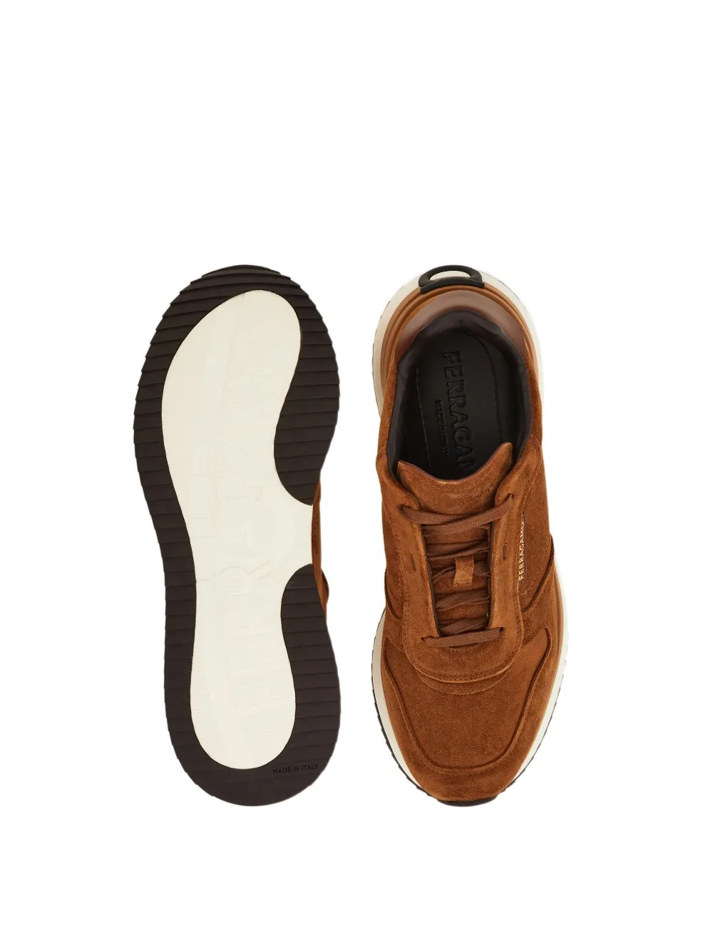 Logo-Detail Suede Sneakers