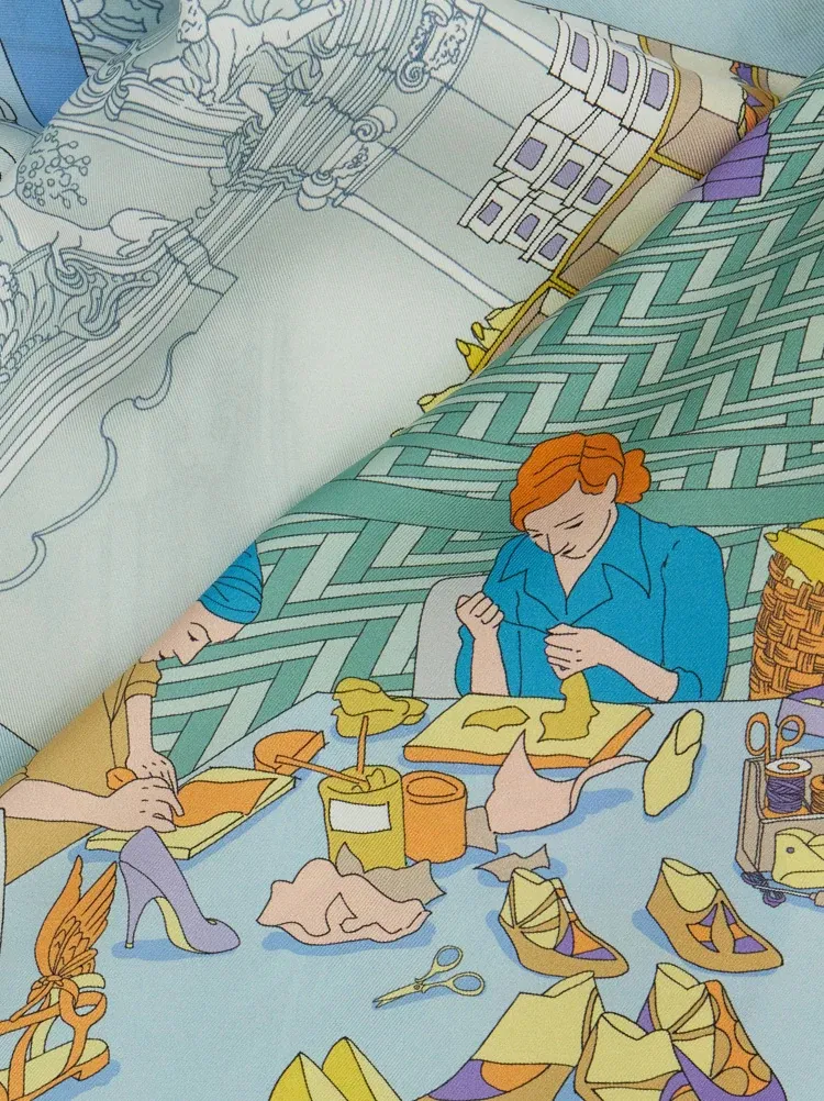 Printed Silk Scarf