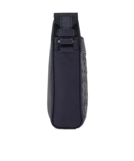 Embossed Gancini Crossbody Bag
