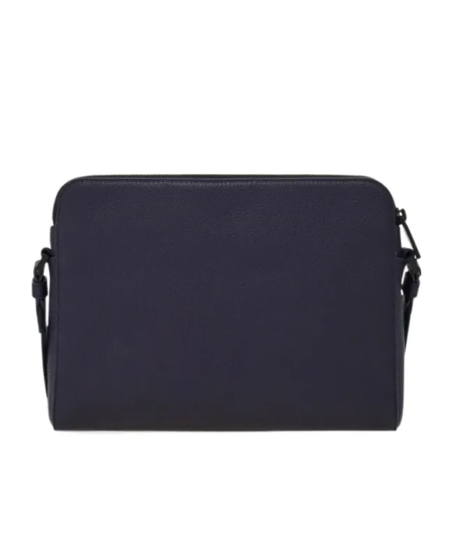 Embossed Gancini Crossbody Bag